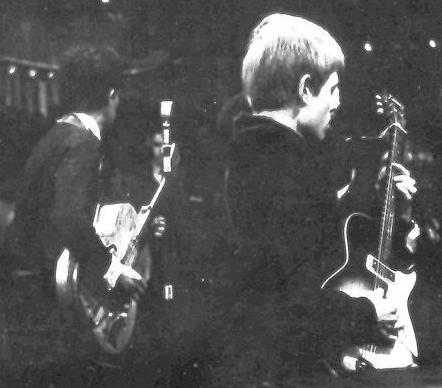 К.Ричардс и Б.Джонс на первом концерте группы